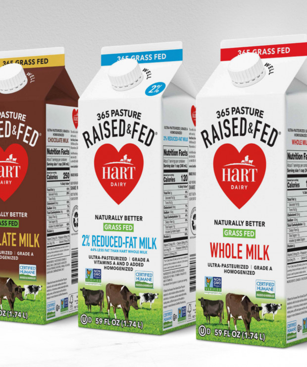 hart dairy milk package design